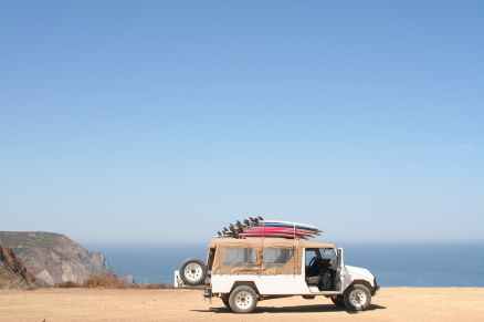 auto beach car desert